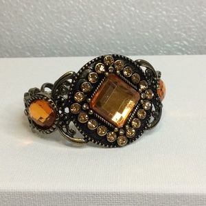 Vintage Gold Rhinestone Bracelet